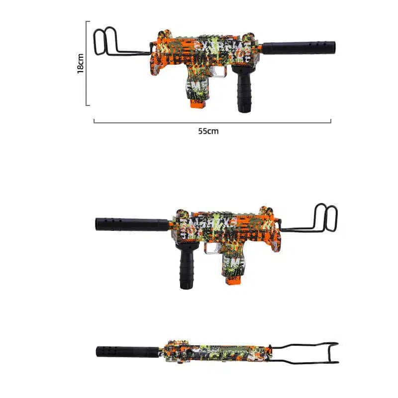 Lançador OrbGel Mini UZI (+10.000 Bolinhas)