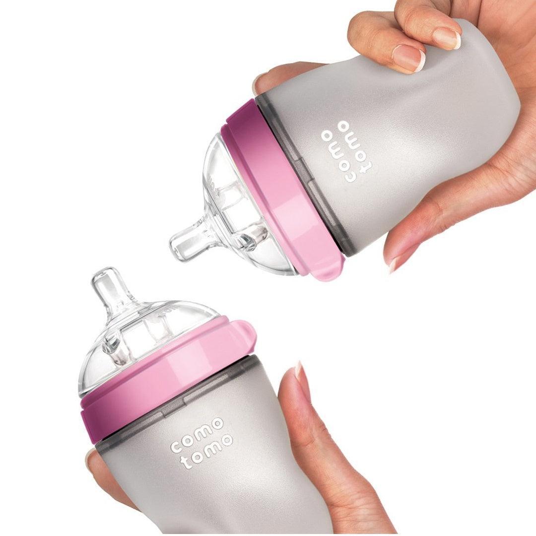 Mamadeira Comotomo 2 Peças Rosa