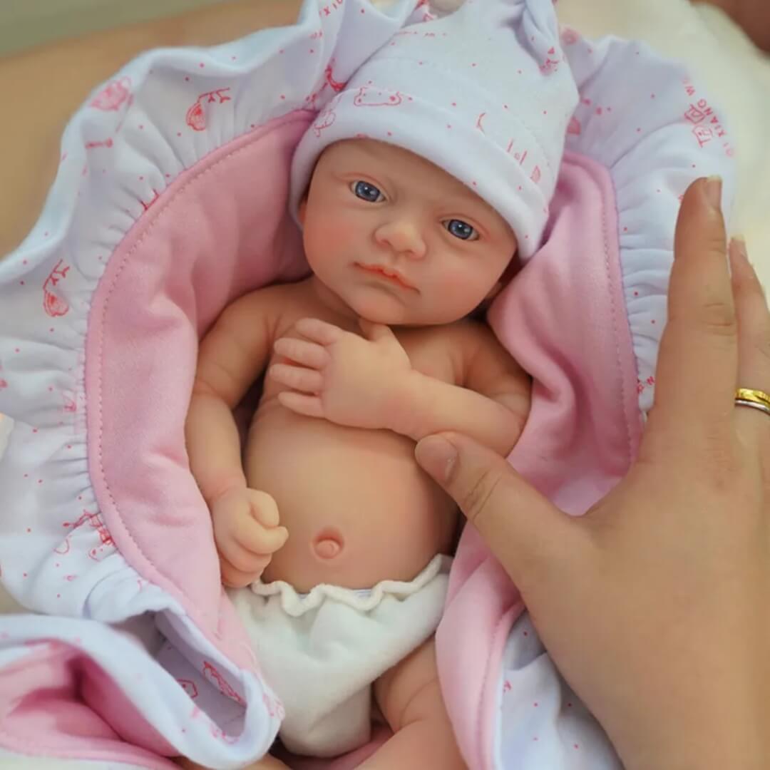 Bebê Reborn Julieta Silicone Sólido