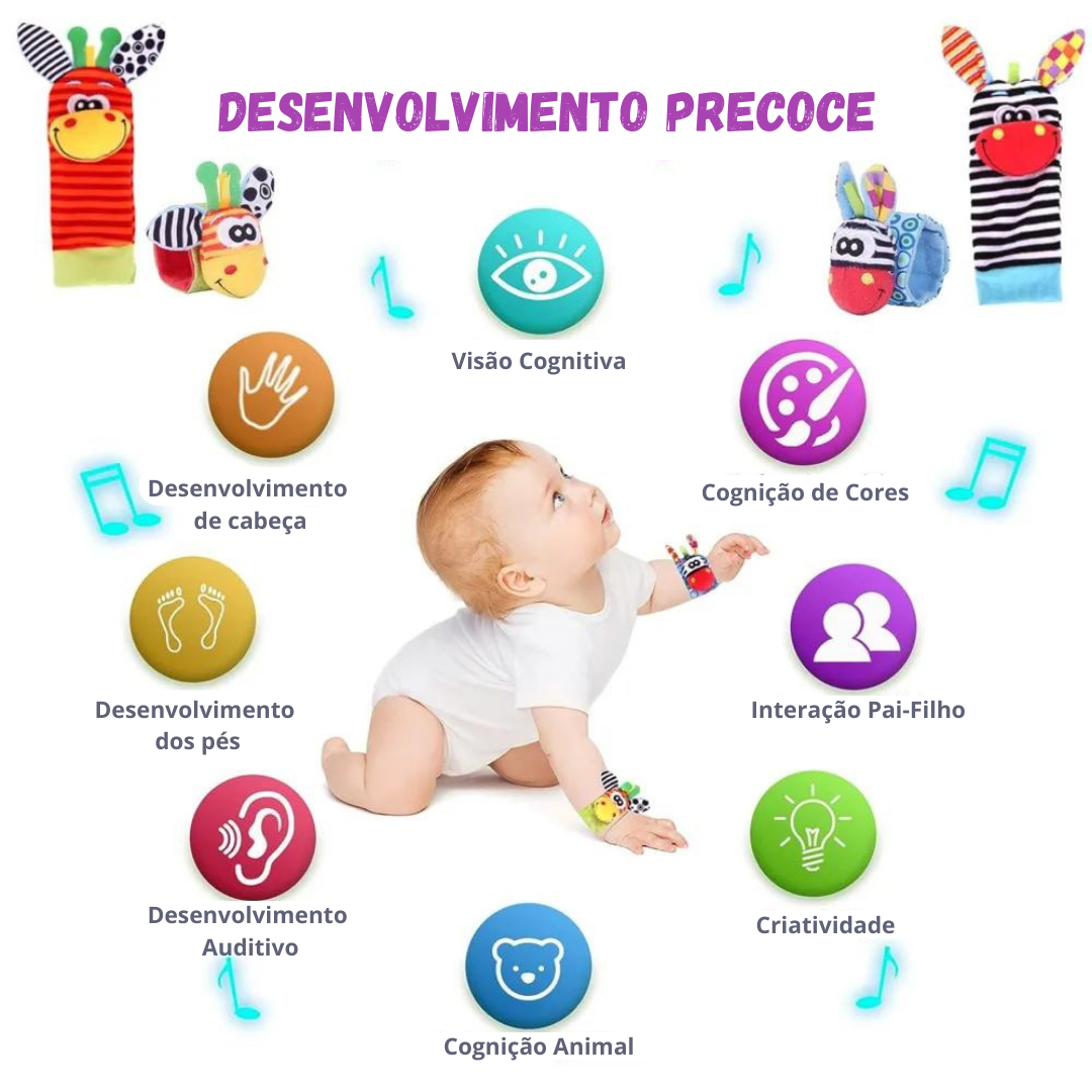 Meia Chocalho Sensorial - Kit