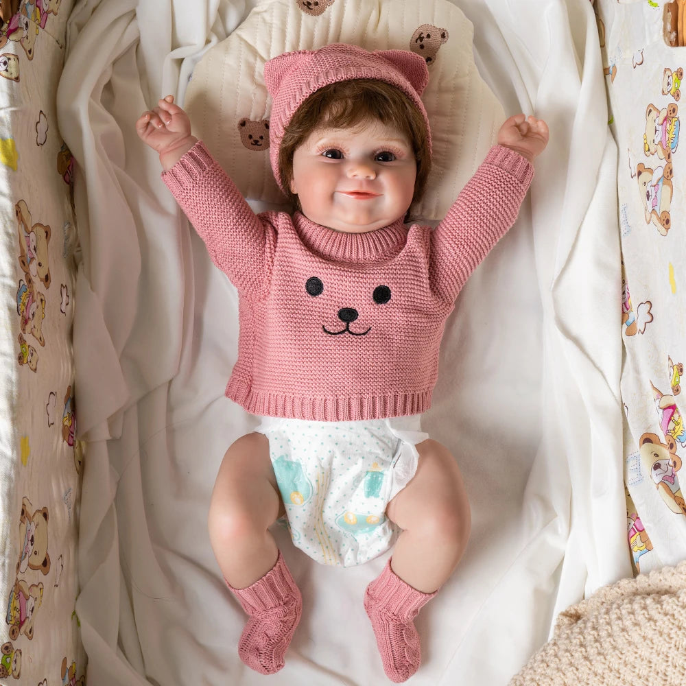 Bebê Reborn de Silicone Maya