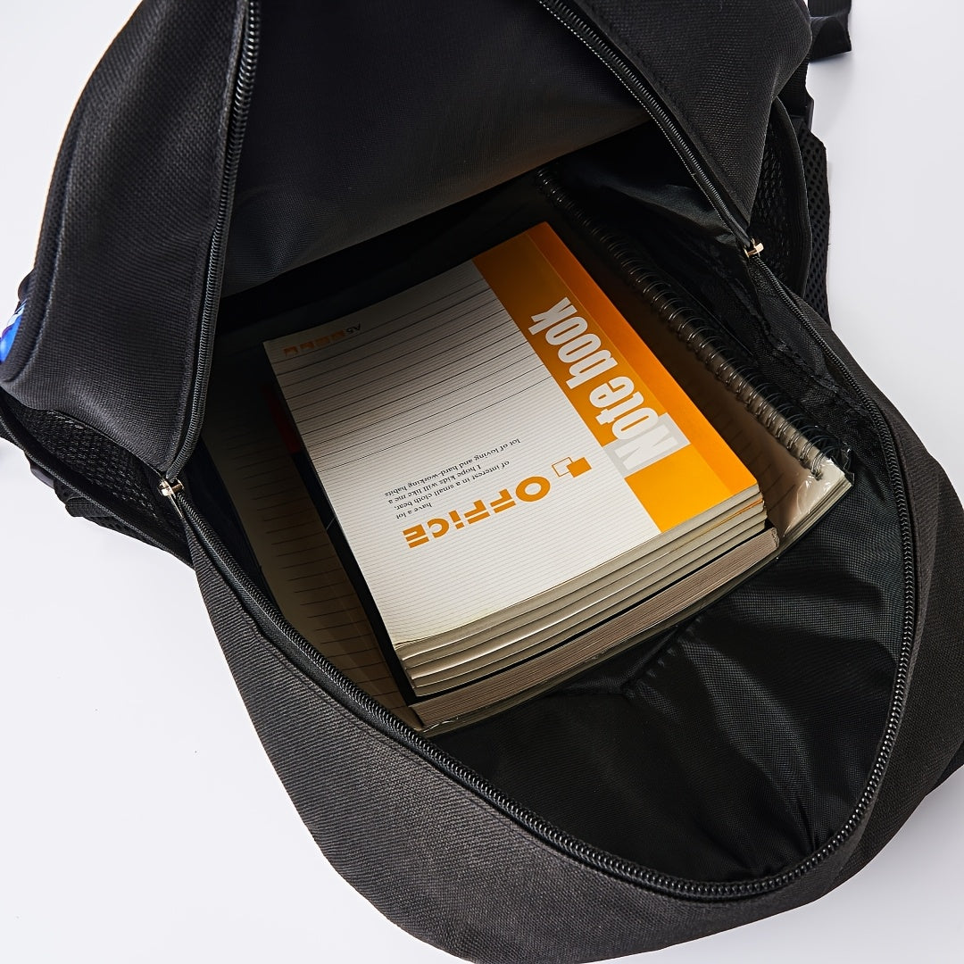 Kit Escolar com Estampa Astronauta e Foguete - Mochila, Lancheira e Estojo