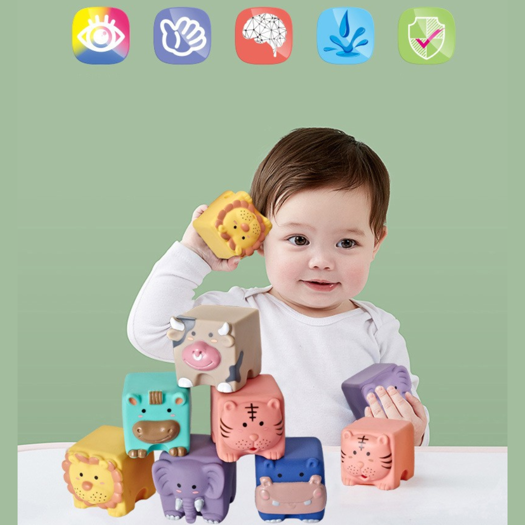 Blocos Mordedores - Soft Blocks 12 Peças
