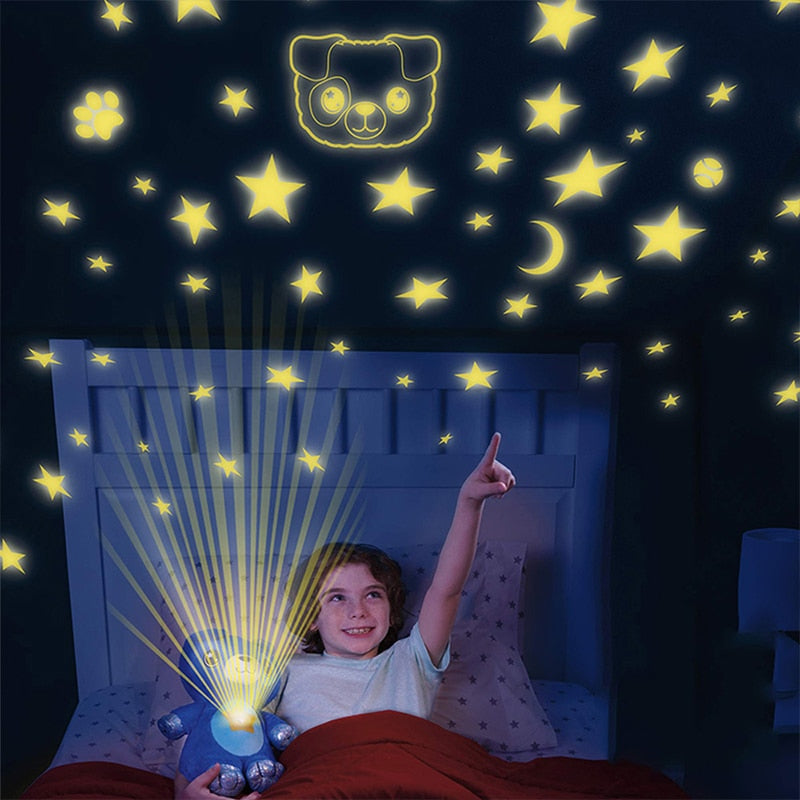 Star Belly- Urso de Pelúcia com Projetor
