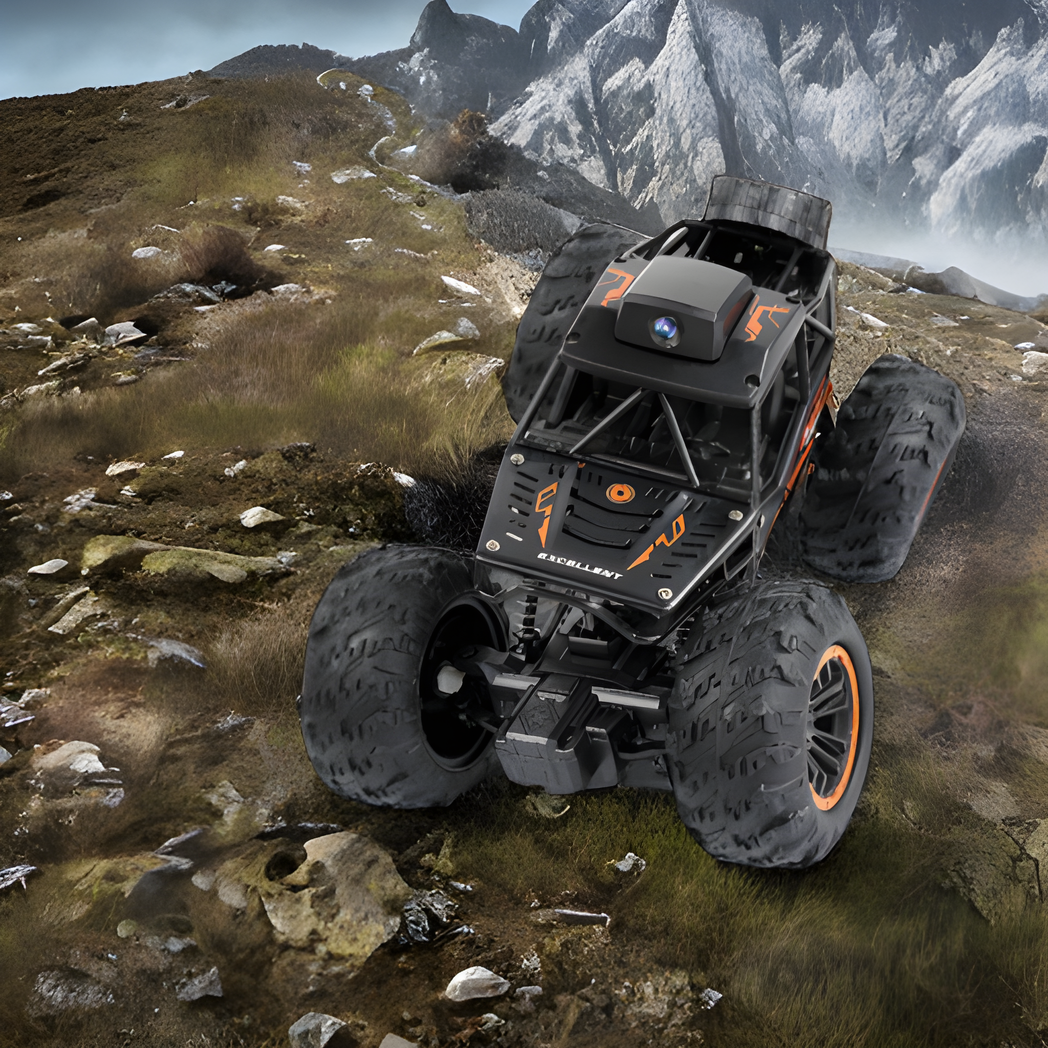 Carrinho De Controle Remoto Off Road c/ Câmera e Realidade Virtual