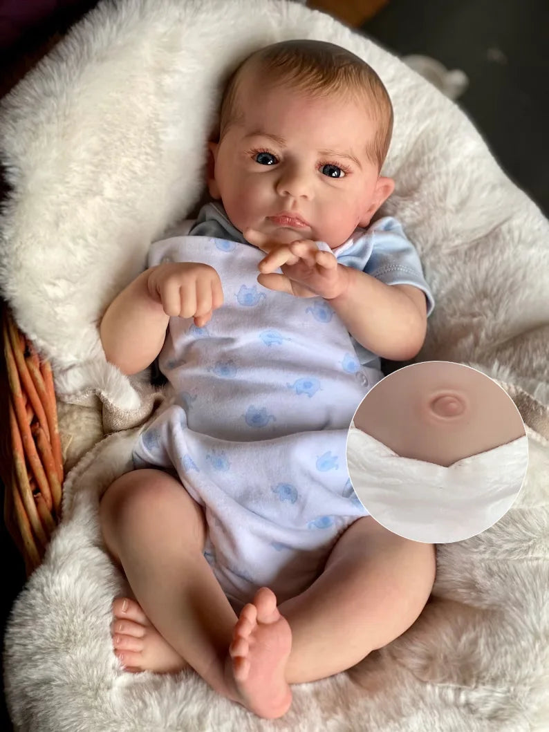 Bebê Reborn de Silicone Bernardo