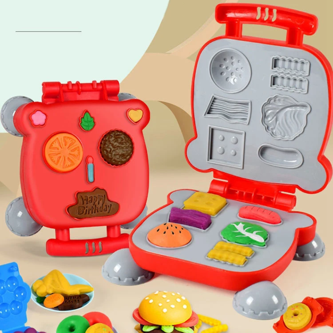 Kit Criativo DIY Plasticina Colorida - Dough Tools