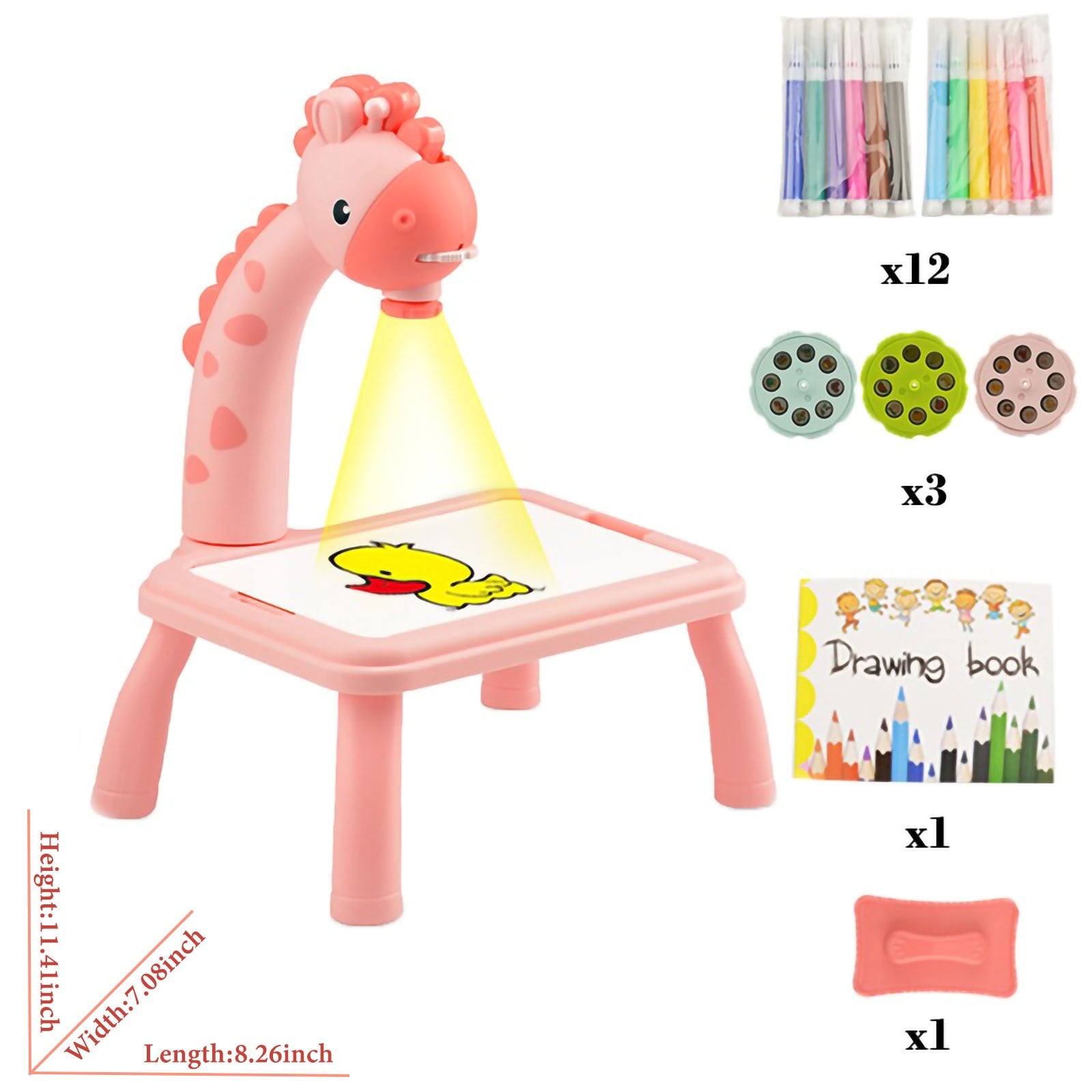 Mesa com Projetor de Led Desenhos Interativos